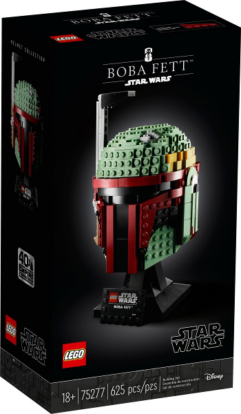 Box art for LEGO Star Wars Boba Fett Helmet 75277