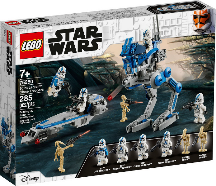 Box art for LEGO Star Wars 501st Legion Clone Troopers 75280