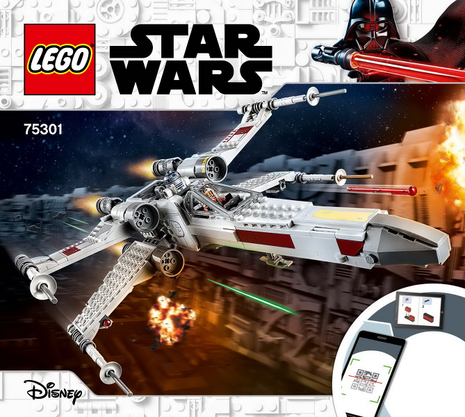 Instructions for LEGO (Instructions) for Set 75301 Luke Skywalker's X-Wing Fighter  75301-1