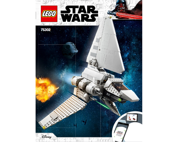 Instructions for LEGO (Instructions) for Set 75302 Imperial Shuttle  75302-1