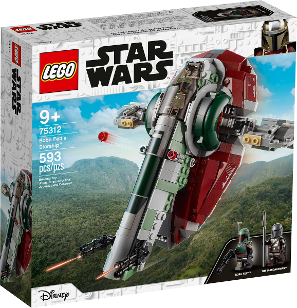 LEGO Disney Star Wars 9+ 75312 Boba Fett's Starship 593 pcs Building Toy