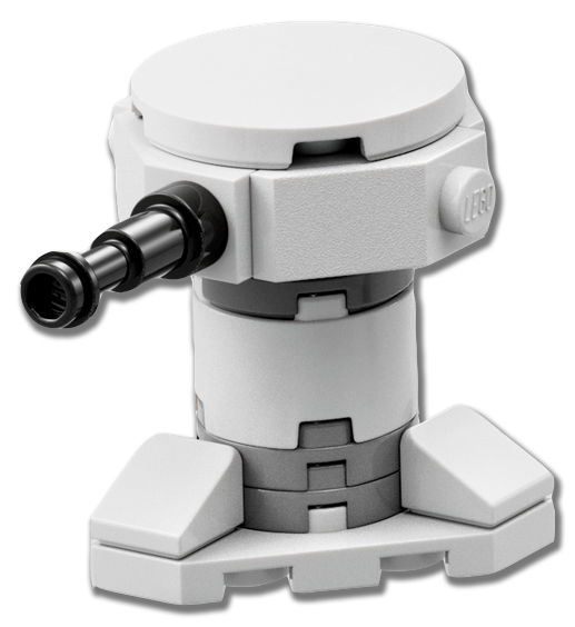 Box art for LEGO Holiday & Event Advent Calendar 2022, Star Wars (Day 18), Hoth Defense Turret 75340-19