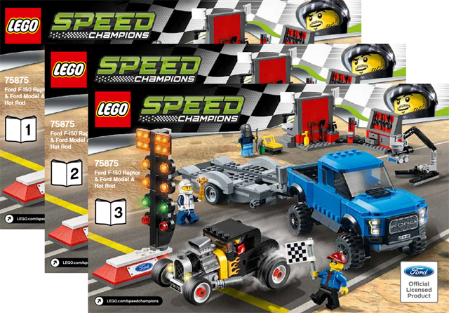 Instructions for LEGO (Instructions) for Set 75875 Ford F-150 Raptor & Ford Model A Hot Rod  75875-1