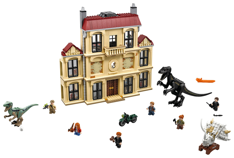 Display for LEGO Jurassic World Indoraptor Rampage at Lockwood Estate 75930