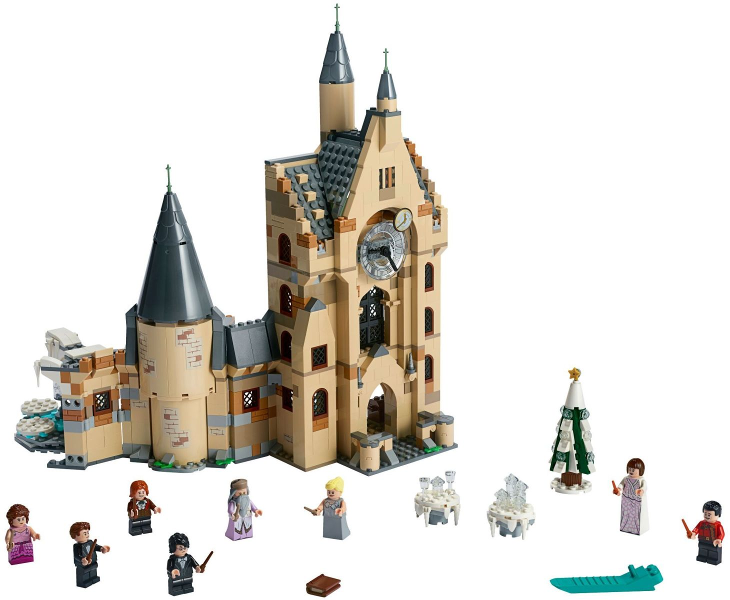 Display for LEGO Harry Potter Hogwarts Clock Tower 75948