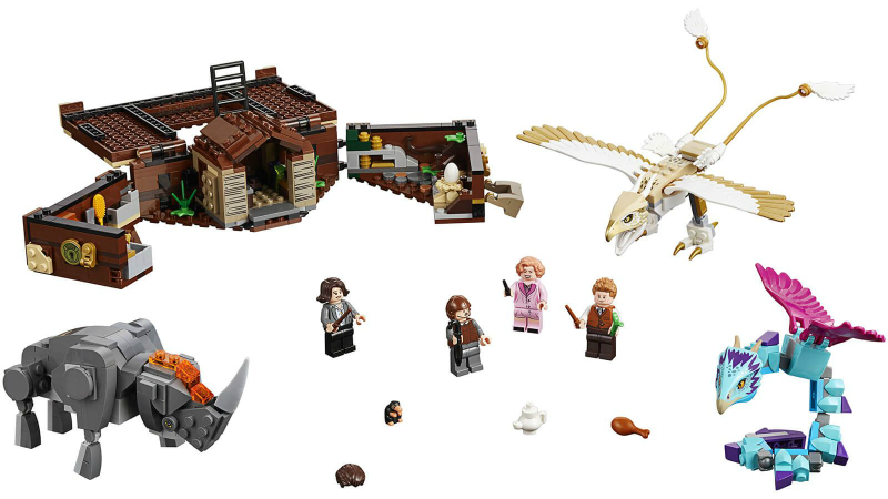 Display for LEGO Harry Potter Newt's Case of Magical Creatures 75952