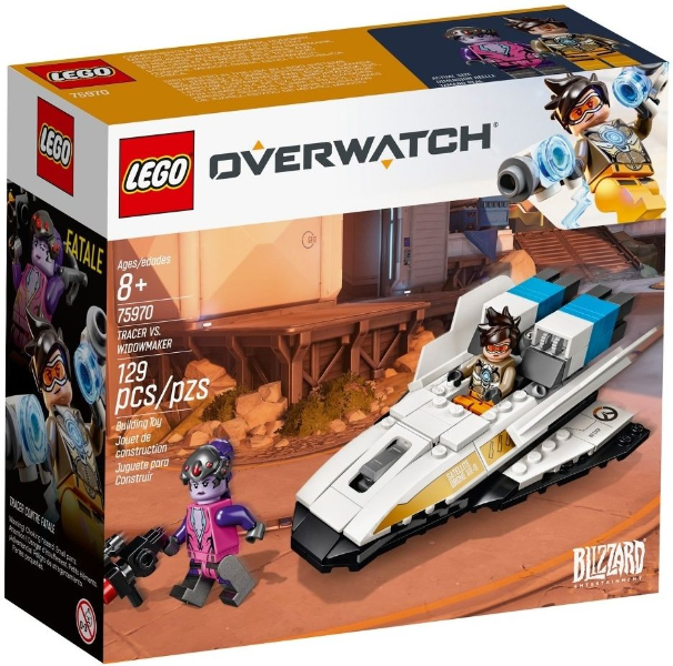 Box art for LEGO Overwatch Tracer vs. Widowmaker 75970