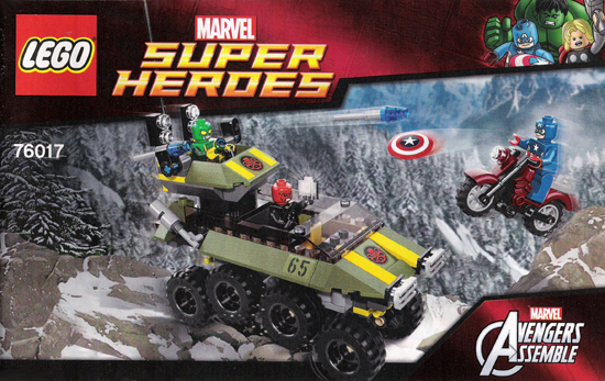 Instructions for LEGO (Instructions) for Set 76017 Captain America vs. Hydra  76017-1