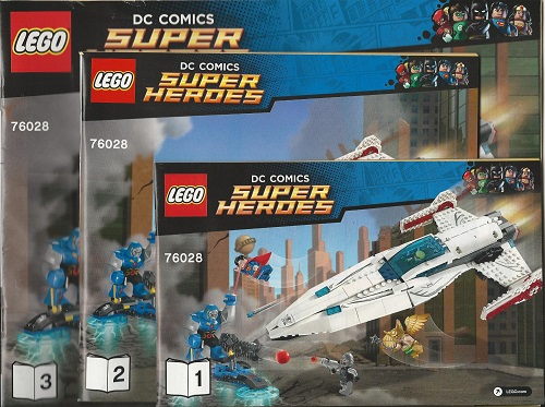 Instructions for LEGO (Instructions) for Set 76028 Darkseid Invasion  76028-1