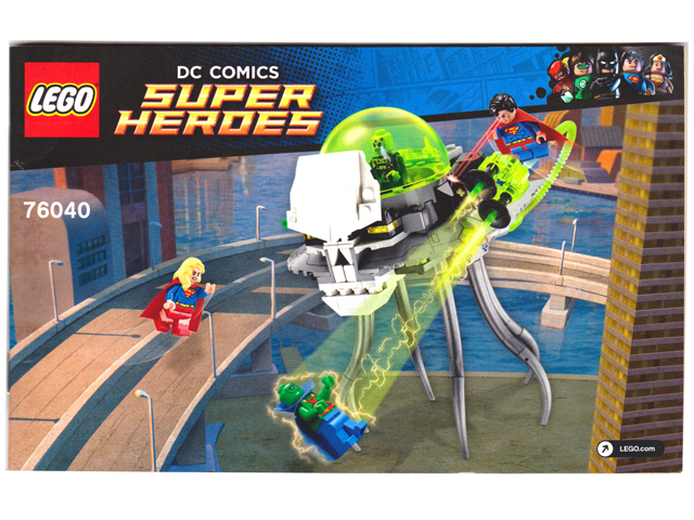 Instructions for LEGO (Instructions) for Set 76040 Brainiac Attack  76040-1
