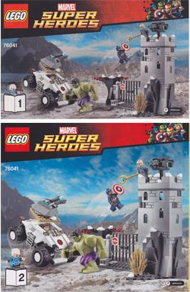 Instructions for LEGO (Instructions) for Set 76041 The Hydra Fortress Smash  76041-1