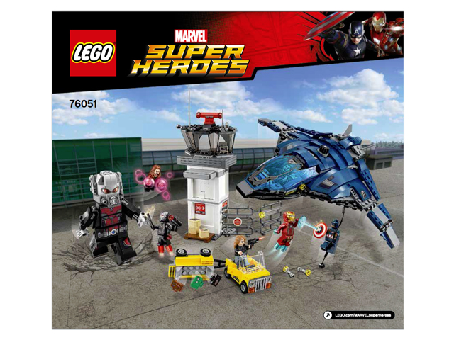 Instructions for LEGO (Instructions) for Set 76051 Super Hero Airport Battle  76051-1