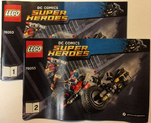 Instructions for LEGO (Instructions) for Set 76053 Gotham City Cycle Chase  76053-1