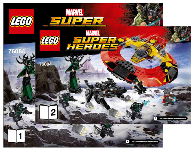 Instructions for LEGO (Instructions) for Set 76084 The Ultimate Battle for Asgard  76084-1