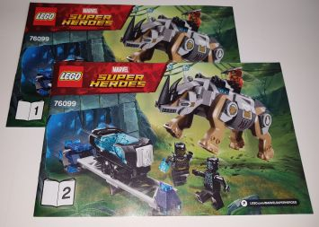 Instructions for Set 76099 Rhino Face Off by the Mine