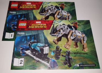 Instructions for LEGO (Instructions) for Set 76099 Rhino Face-Off by the Mine  76099-1