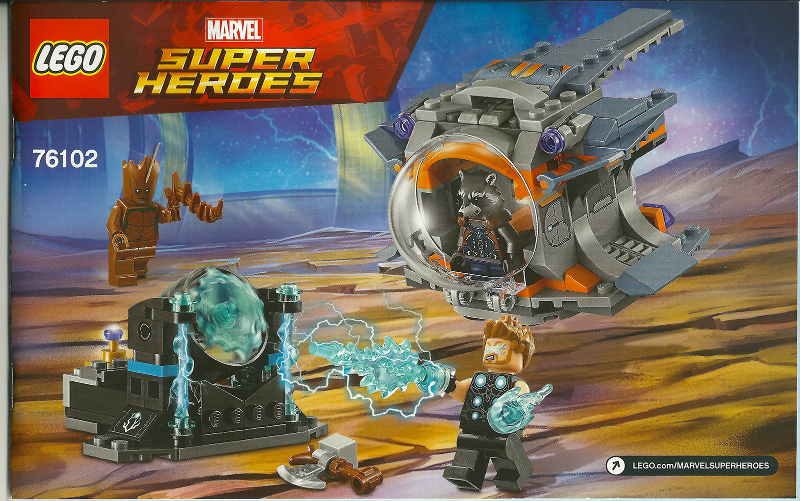 Instructions for Set 76102 Thor's Weapon Quest – Bricker King