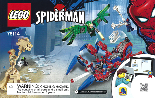 Instructions for LEGO (Instructions) for Set 76114 Spider-Man's Spider Crawler  76114-1