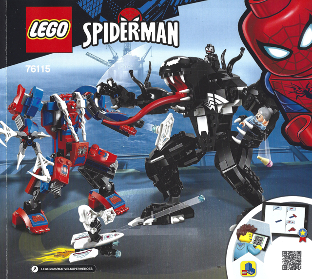 Instructions for LEGO (Instructions) for Set 76115 Spider Mech vs. Venom  76115-1