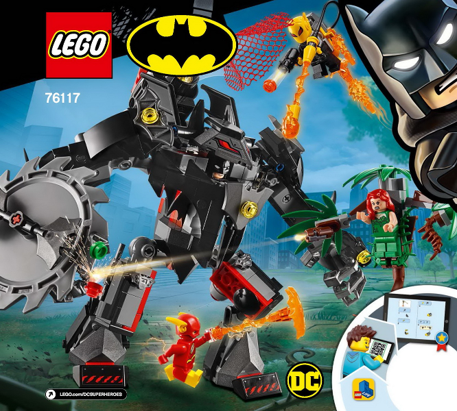 Instructions for LEGO (Instructions) for Set 76117 Batman Mech vs. Poison Ivy Mech  76117-1