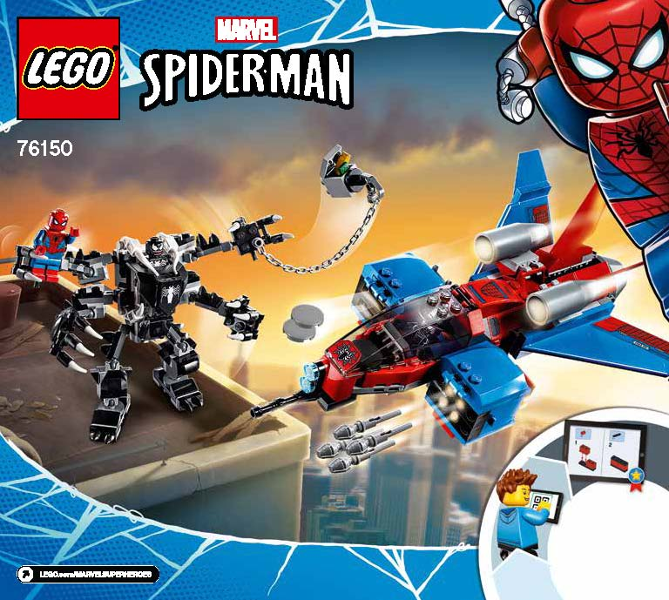 Instructions for LEGO (Instructions) for Set 76150 Spiderjet vs. Venom Mech  76150-1