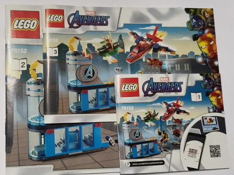 Instructions for Set 76152 Avengers Wrath of Loki Bricker King