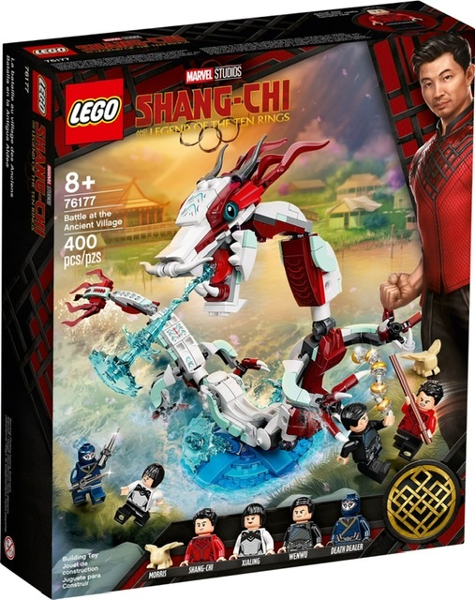 Box art for LEGO Super Heroes Battle at the Ancient Village 76177