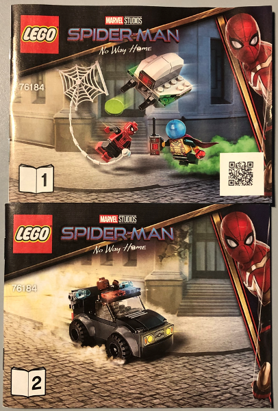 Instructions for Set 76184 Spider-Man vs. Mysterio's Drone Attack