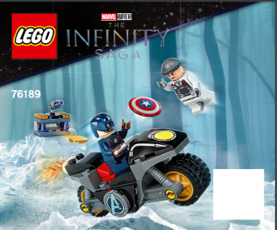 Instructions for LEGO (Instructions) for Set 76189 Captain America and Hydra Face-Off  76189-1