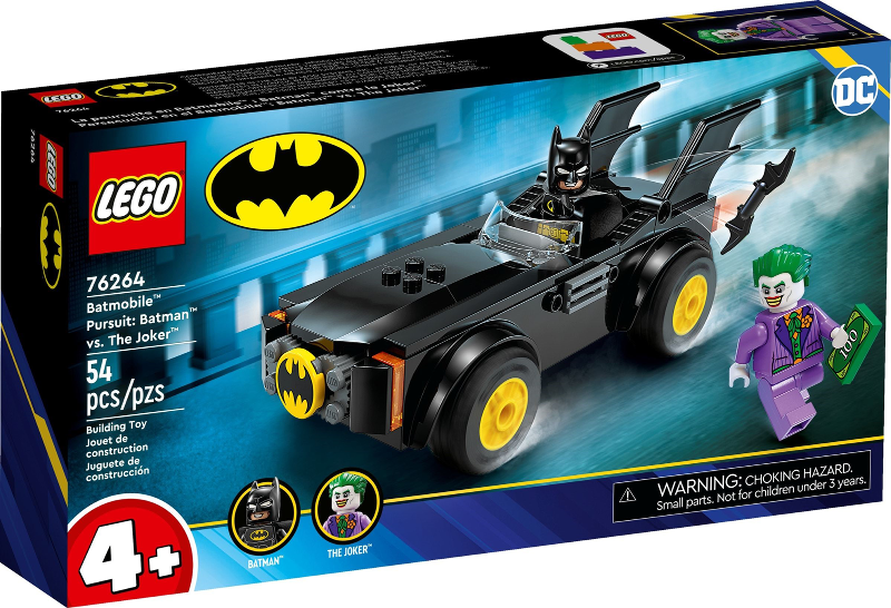 Box art for LEGO Super Heroes Batmobile Pursuit: Batman vs. The Joker 76264