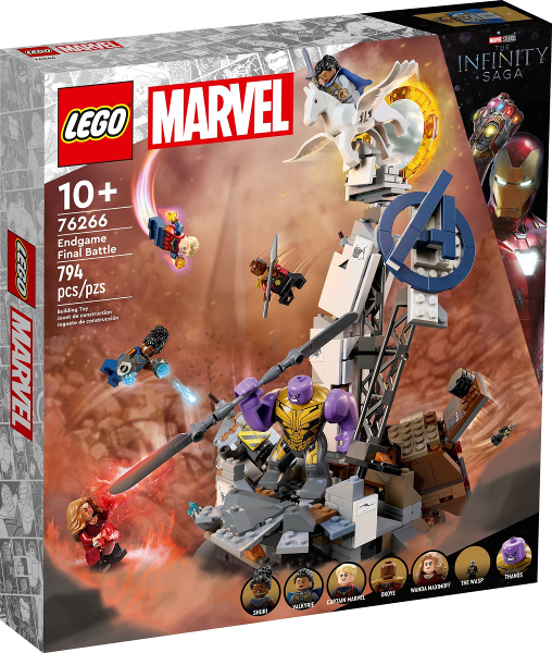 Box art for LEGO Super Heroes Endgame Final Battle 76266