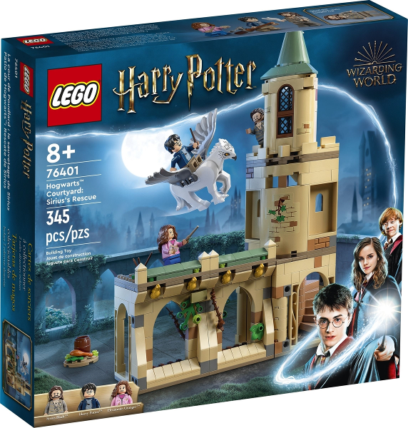Box art for LEGO Harry Potter Hogwarts Courtyard: Sirius's Rescue 76401