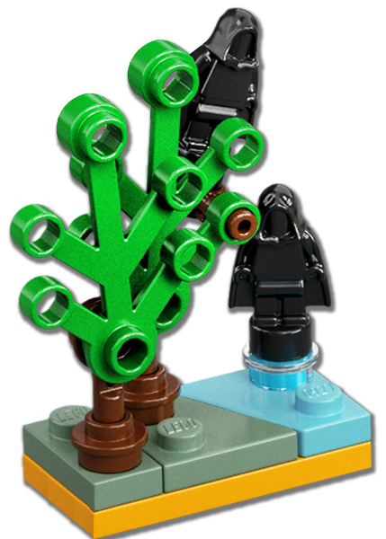 Box art for LEGO Holiday & Event Advent Calendar 2022, Harry Potter (Day  8), Dementors and Trees 76404-9