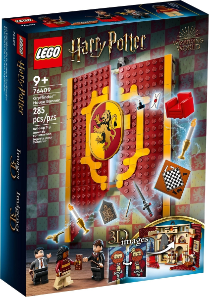 Box art for LEGO Harry Potter Gryffindor House Banner 76409