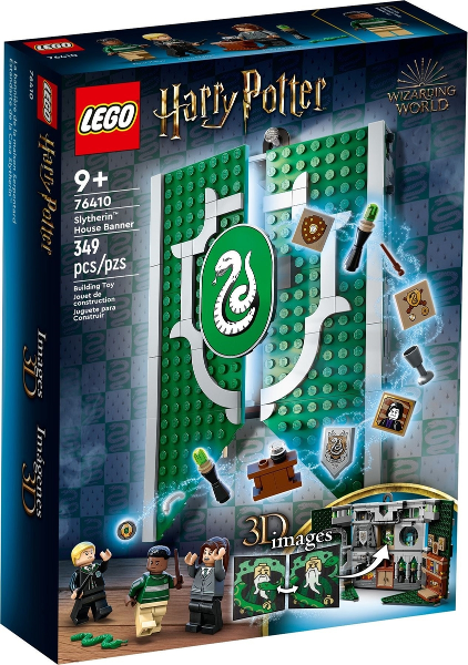 Box art for LEGO Harry Potter Slytherin House Banner 76410