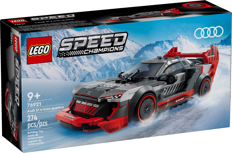 Box art for LEGO SPEED CHAMPIONS Audi S1 e-tron quattro 76921