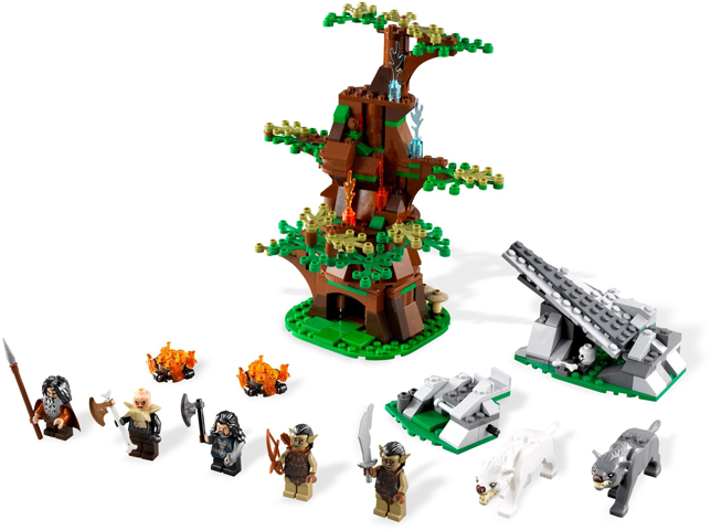 Display for LEGO The Hobbit and The Lord of the Rings Attack of the Wargs 79002