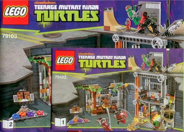 Instructions for LEGO (Instructions) for Set 79103 Turtle Lair Attack  79103-1