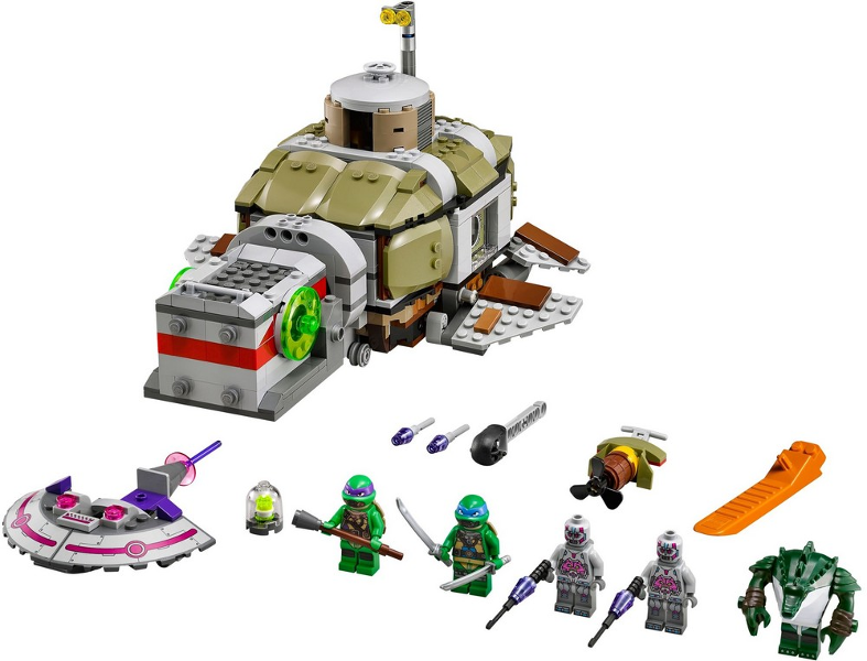 Display for LEGO Teenage Mutant Ninja Turtles Turtle Sub Undersea Chase 79121