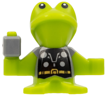 This LEGO minifigure is called, Throg . It's minifig ID is 79710pb01.