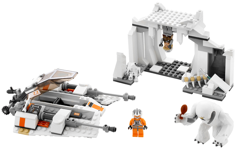 Display for LEGO Star Wars Hoth Wampa Cave 8089