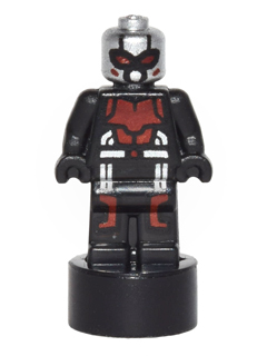 Display of LEGO Super Heroes Ant-Man (Scott Lang) Statuette / Trophy, Original Suit