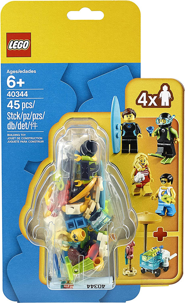 Display of LEGO Collectible Minifigures Summer Celebration Minifigure Set blister pack 40344