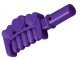 Display of LEGO part no. 93080d Friends Accessories Comb with Handle and 3 Hearts  which is a Dark Purple Friends Accessories Comb with Handle and 3 Hearts 