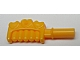 Display of LEGO part no. 93080d Friends Accessories Comb with Handle and 3 Hearts  which is a Bright Light Orange Friends Accessories Comb with Handle and 3 Hearts 