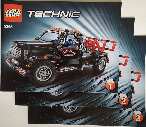 Instructions for Set 9395 Pick Up Tow Truck