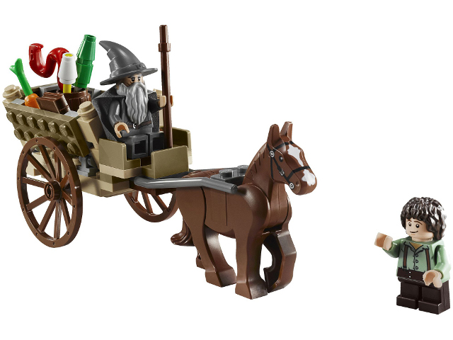 Display for LEGO The Hobbit and The Lord of the Rings Gandalf Arrives 9469