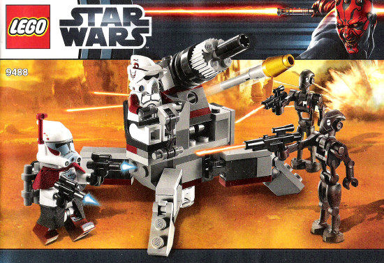 Instructions for LEGO (Instructions) for Set 9488 Elite Clone Trooper & Commando Droid Battle Pack  9488-1