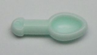 Display of LEGO part no. 98393e Friends Accessories Medical Spoon  which is a Light Aqua Friends Accessories Medical Spoon 