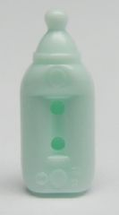 Display of LEGO part no. 98393f Friends Accessories Medical Feeding Bottle  which is a Light Aqua Friends Accessories Medical Feeding Bottle 